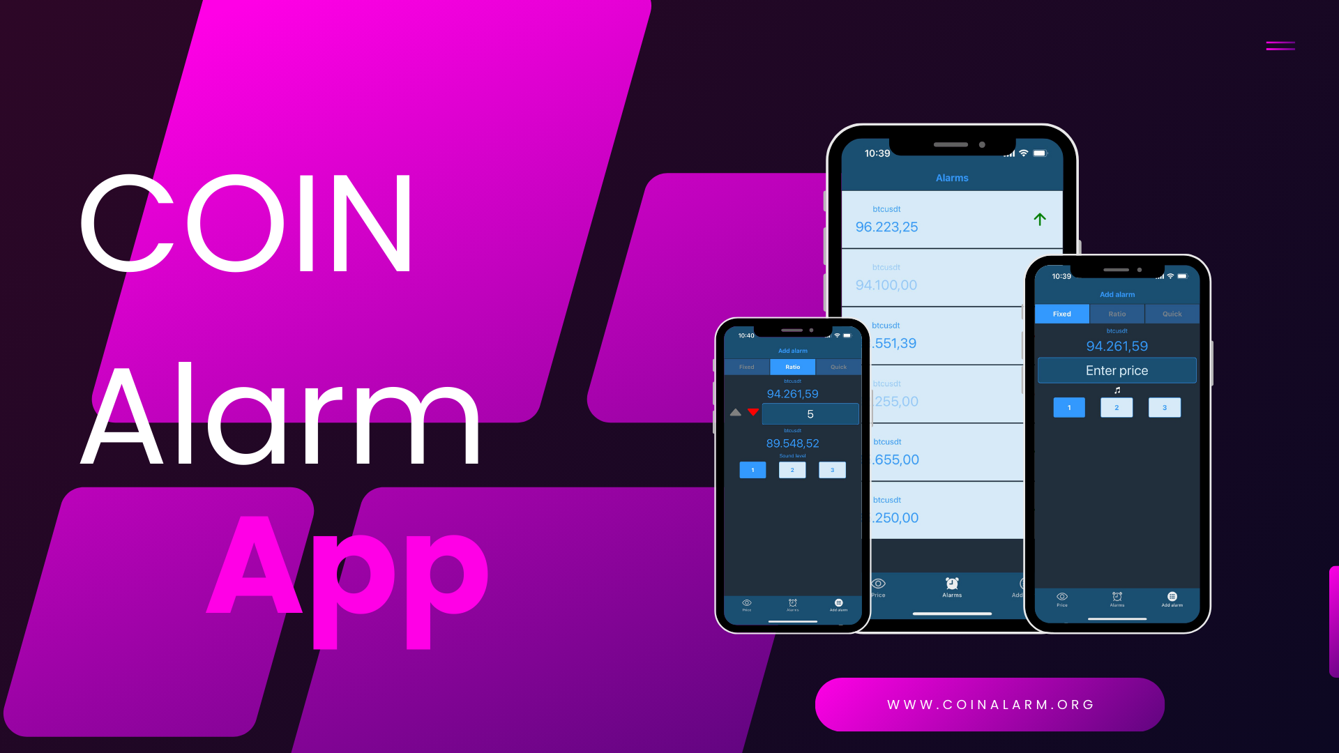 Bitcoin Price Alarm Application – #bitcoin #pricealarm #coinalarm  #bitcoinalarm